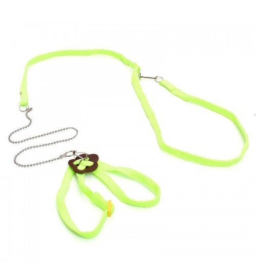 KITTY - Reptile Lizard Harness Leash Adjustable Yellow
